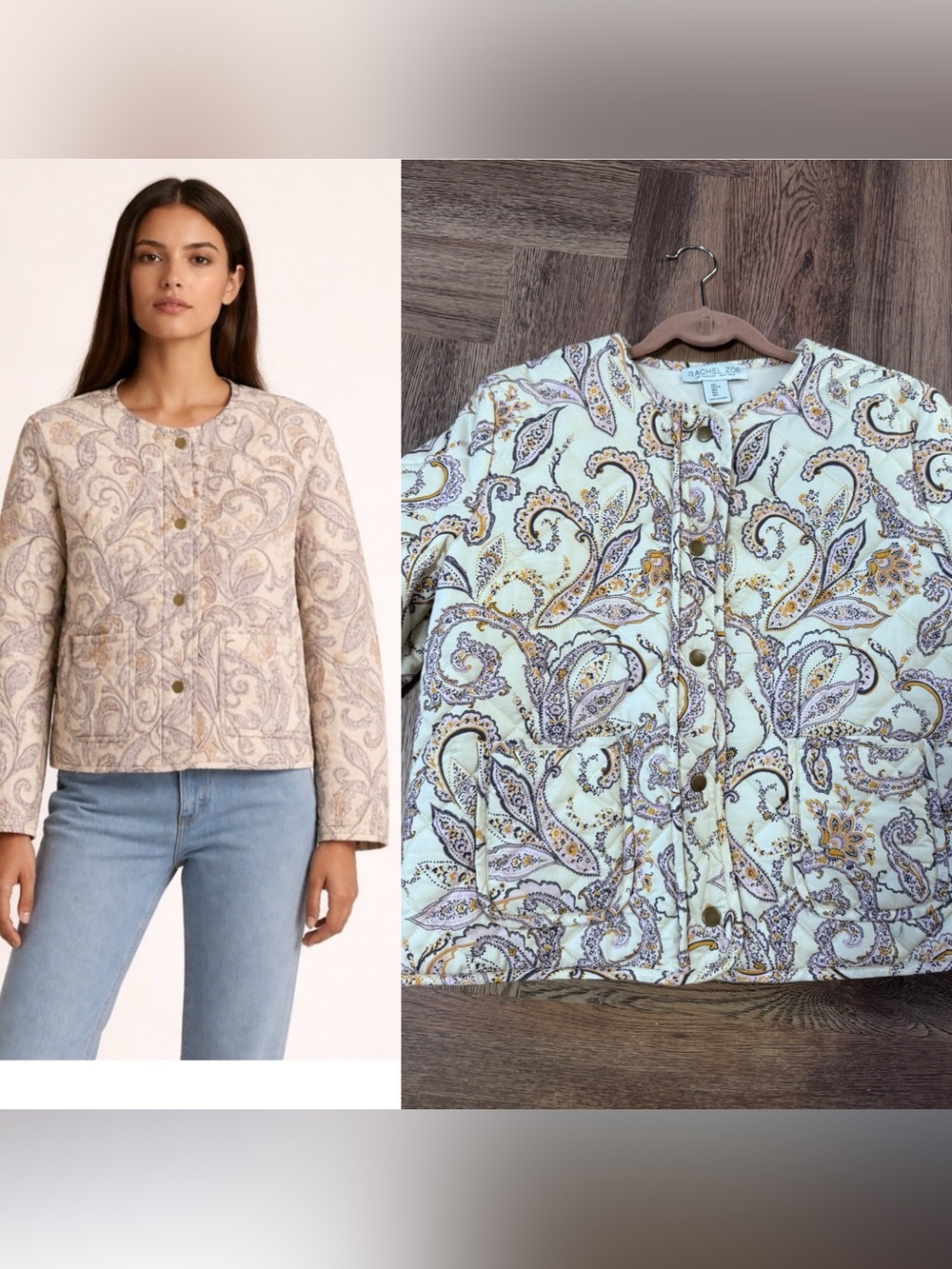 Rachel Zoe Cotton Quilted Jacket